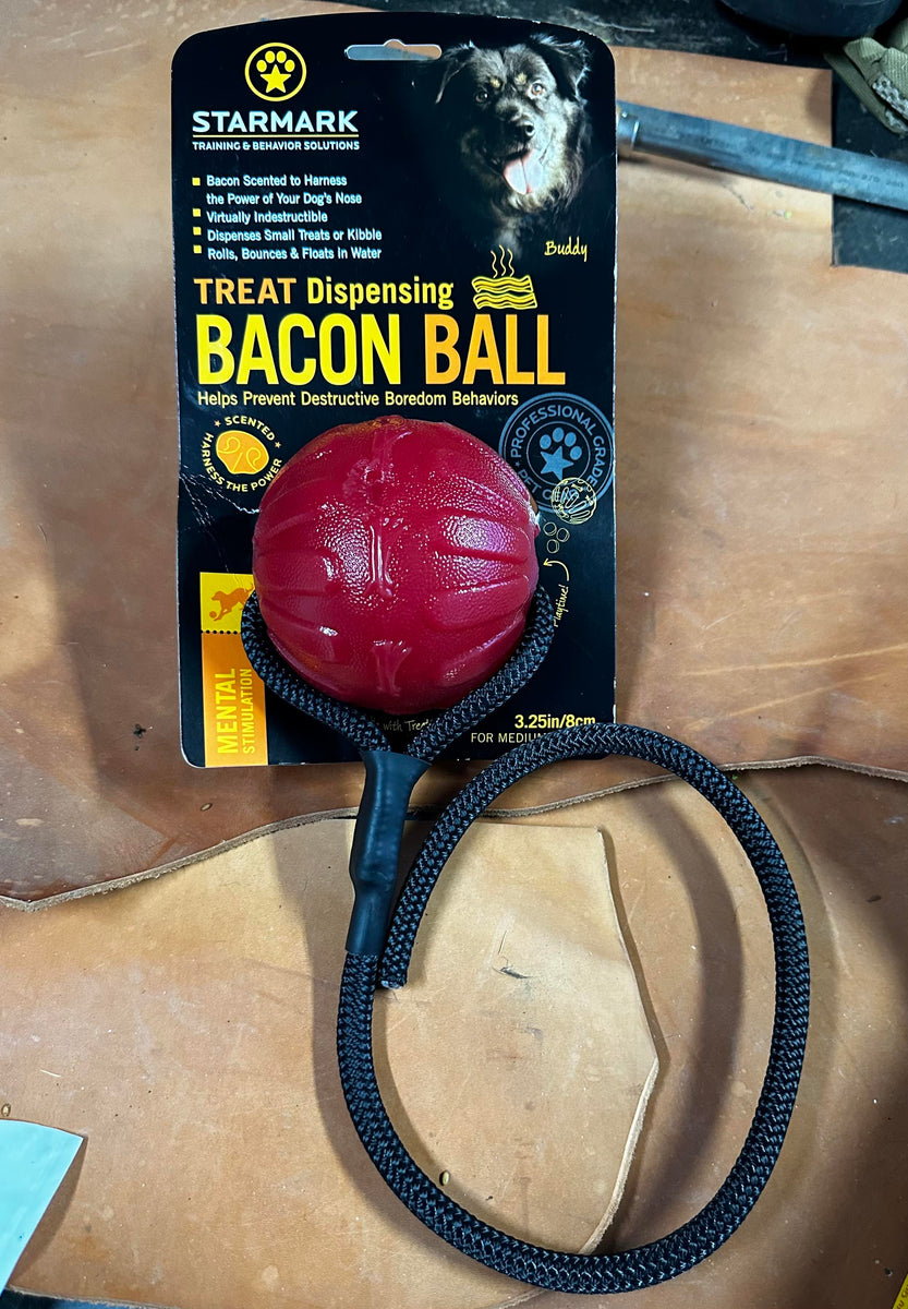 Starmark Bacon Scented Everlasting Ball with Death Grip Rope