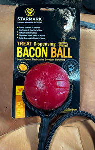 Starmark Bacon Scented Everlasting Ball with Death Grip Rope