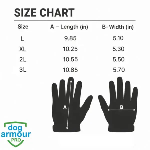 DOG ARMOUR PRO - IronShield PRO Gloves