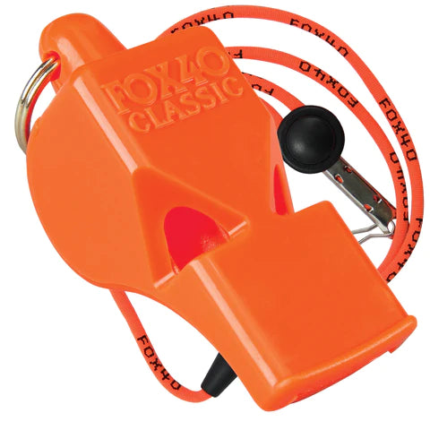 FOX 40 CLASSIC WHISTLE WITH LANYARD – Einzweck Dogquip